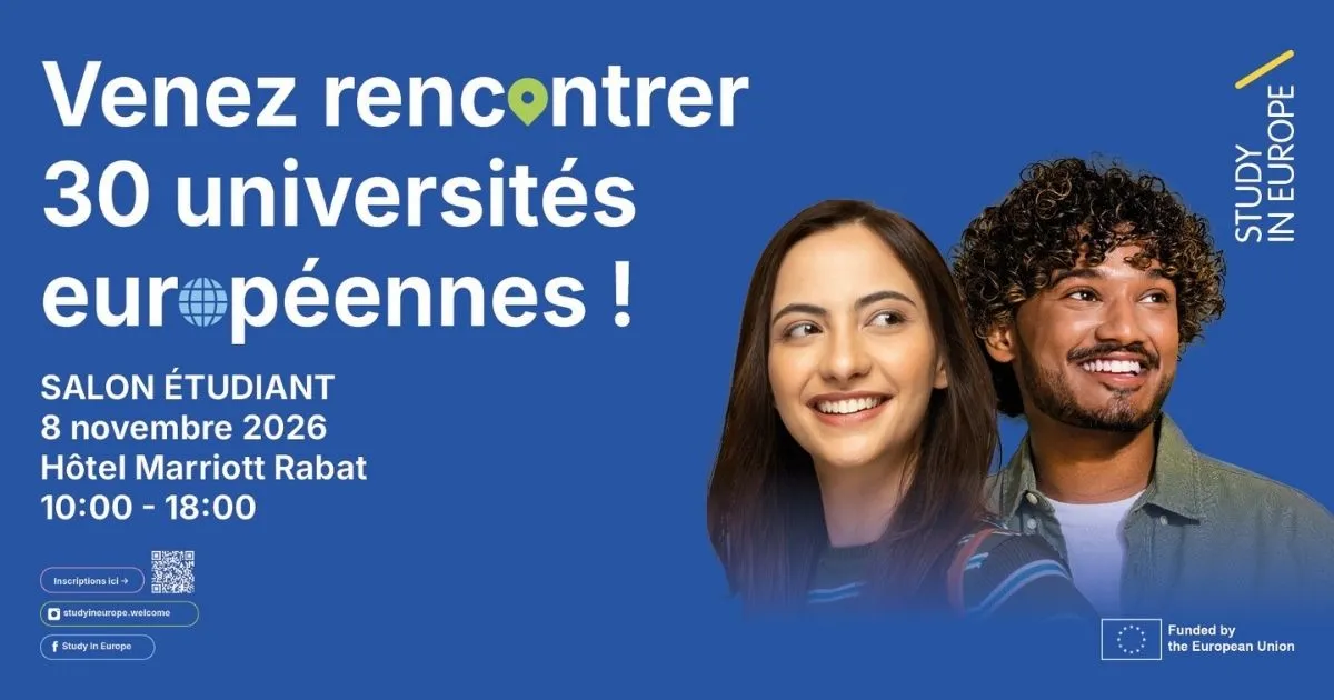 Explore Study Opportunities in Europe at the Major Event in Rabat on November 8, 2026