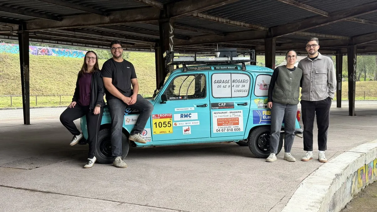 From Lourdes to Marrakech: Four Friends Unite for the 4L Trophy Adventure
