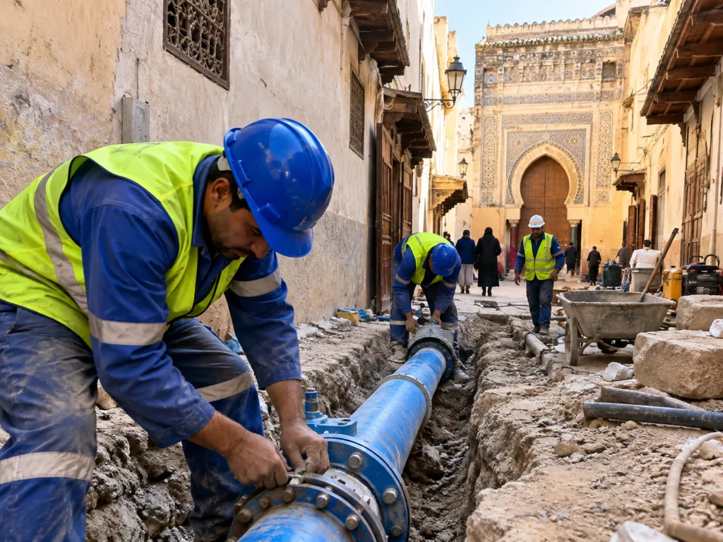 Fez Invests 4.34 Million Dirhams to Tackle Water Pollution and Upgrade Ancient City's Network