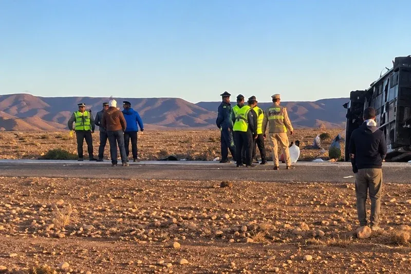 Tragic Bus Accident in Zagora: Five Lives Lost and Two Transferred to Marrakech for Urgent Care