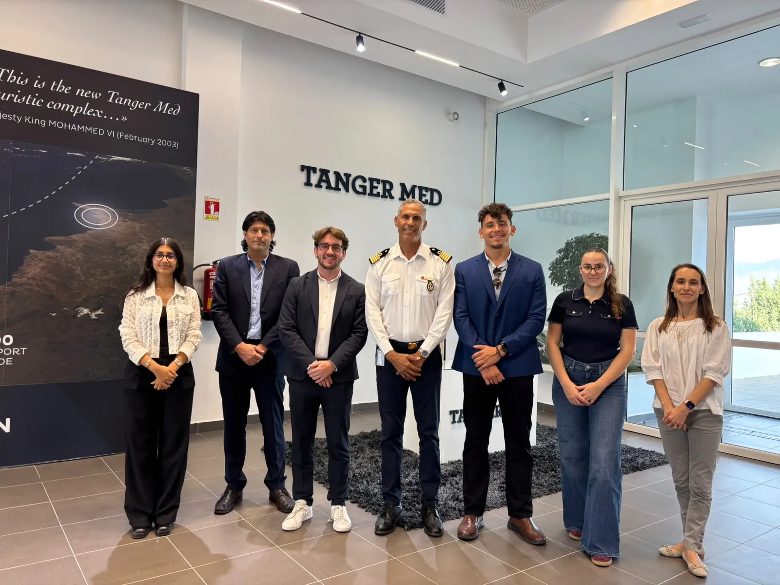 Exploring Morocco's Port Infrastructure and Energy Transition: A Mission by Team Nice Côte d’Azur