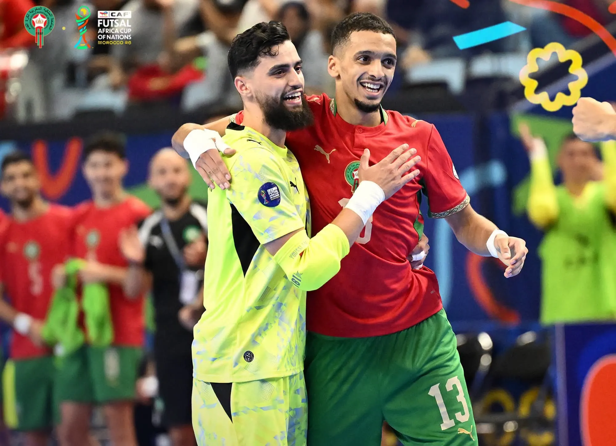Live Broadcast of Morocco vs. Angola in the African Indoor Football Championship Final