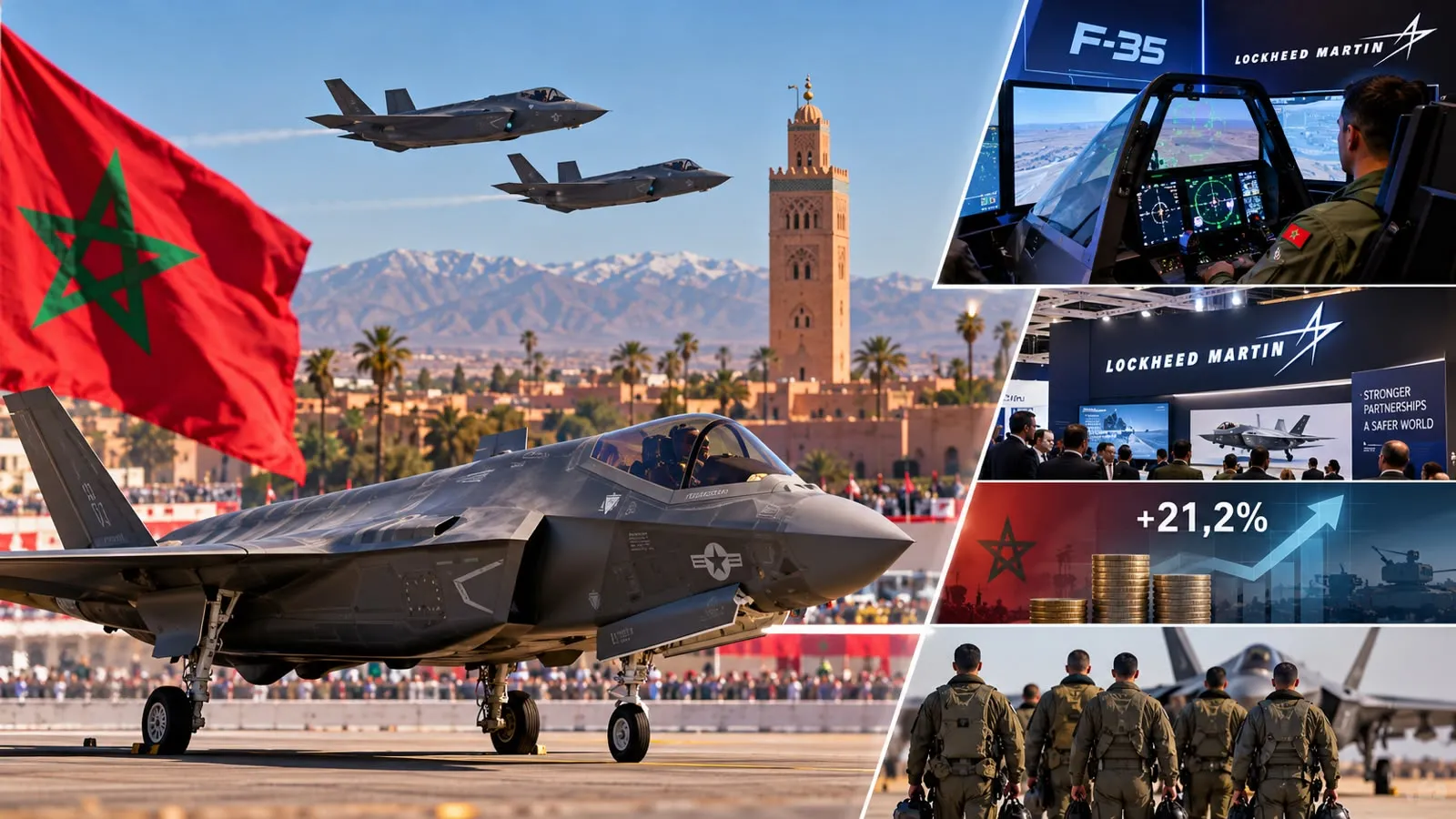 Morocco's Military Future: The F-35A Fighter Jet Potential and Rising Defense Commitments