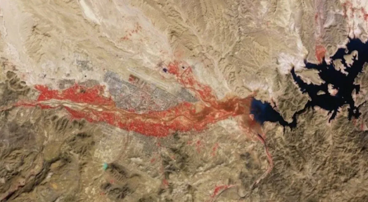 Europe Observes Morocco from Space: The Fascinating Red Spot in Ouarzazate
