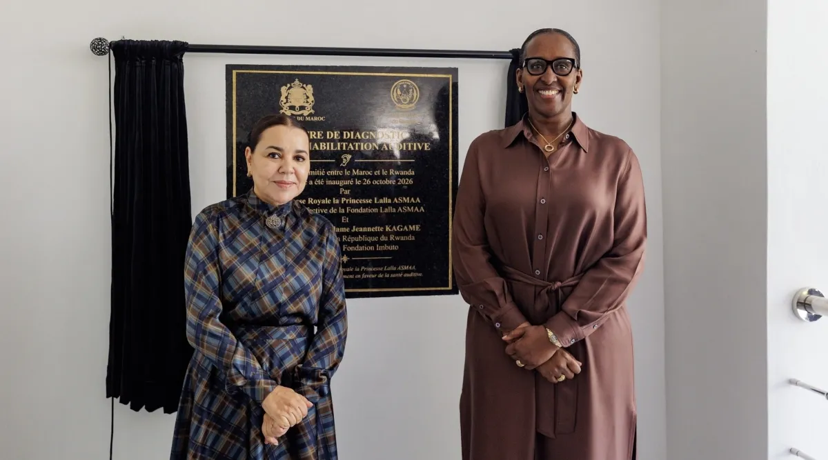 Morocco's Princess Lalla Asmaa and Rwanda's First Lady Open New Hearing Care Centre