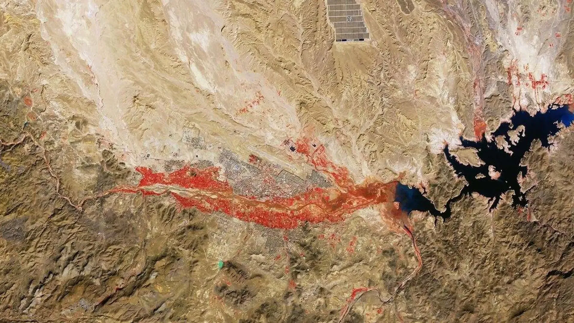 Scientists Marvel at Enormous Red Stain Spanning Morocco's Landscape