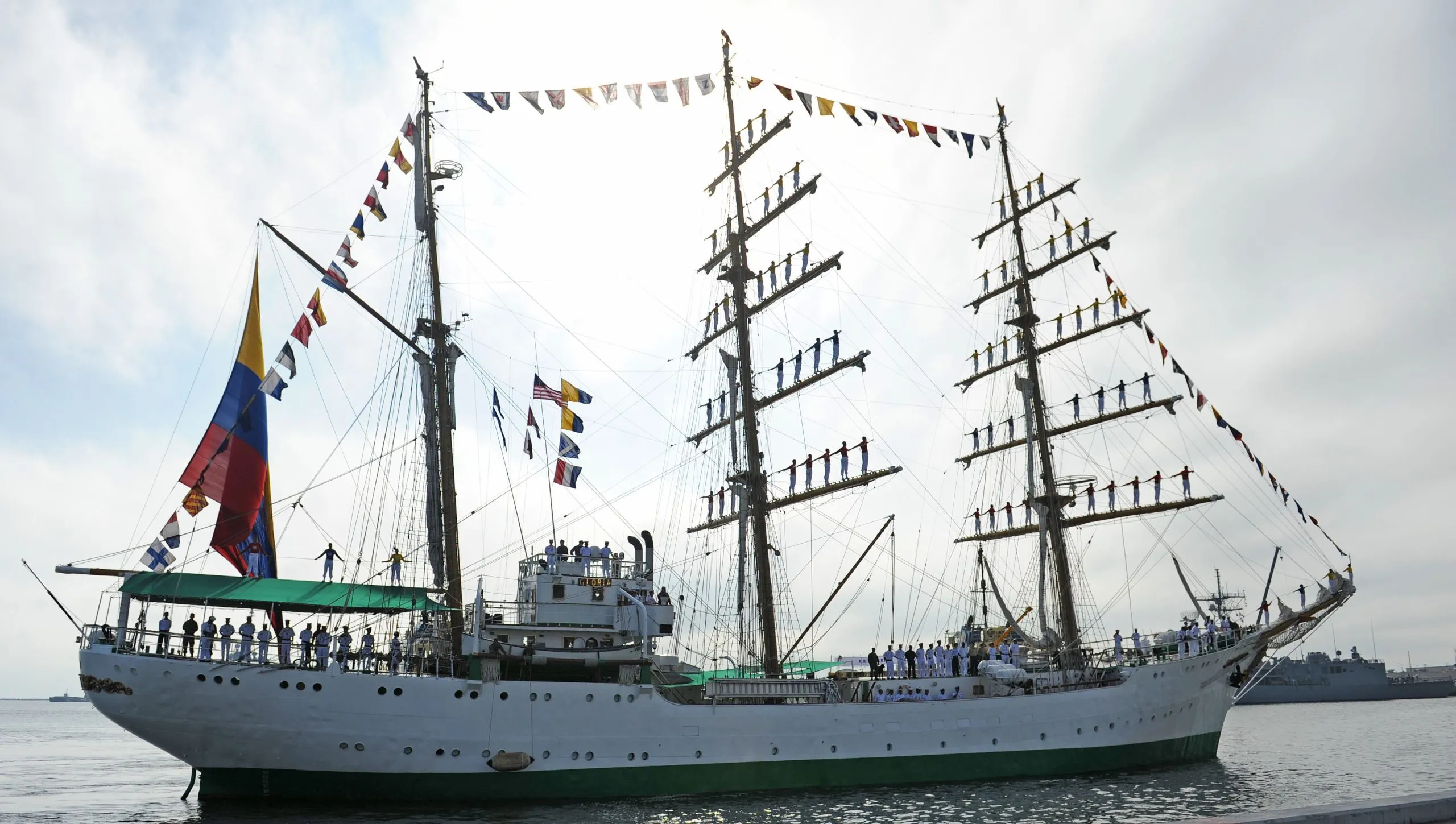 Colombian Training Ship ARC Gloria Docks in Casablanca for Cultural Exchange