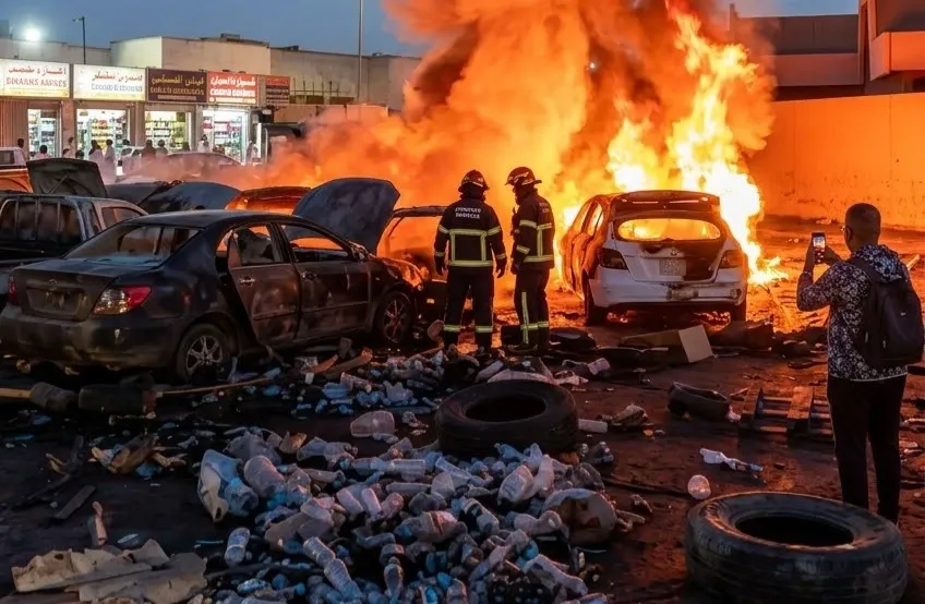 Marrakech Fire in Parking Garage Causes Significant Damage