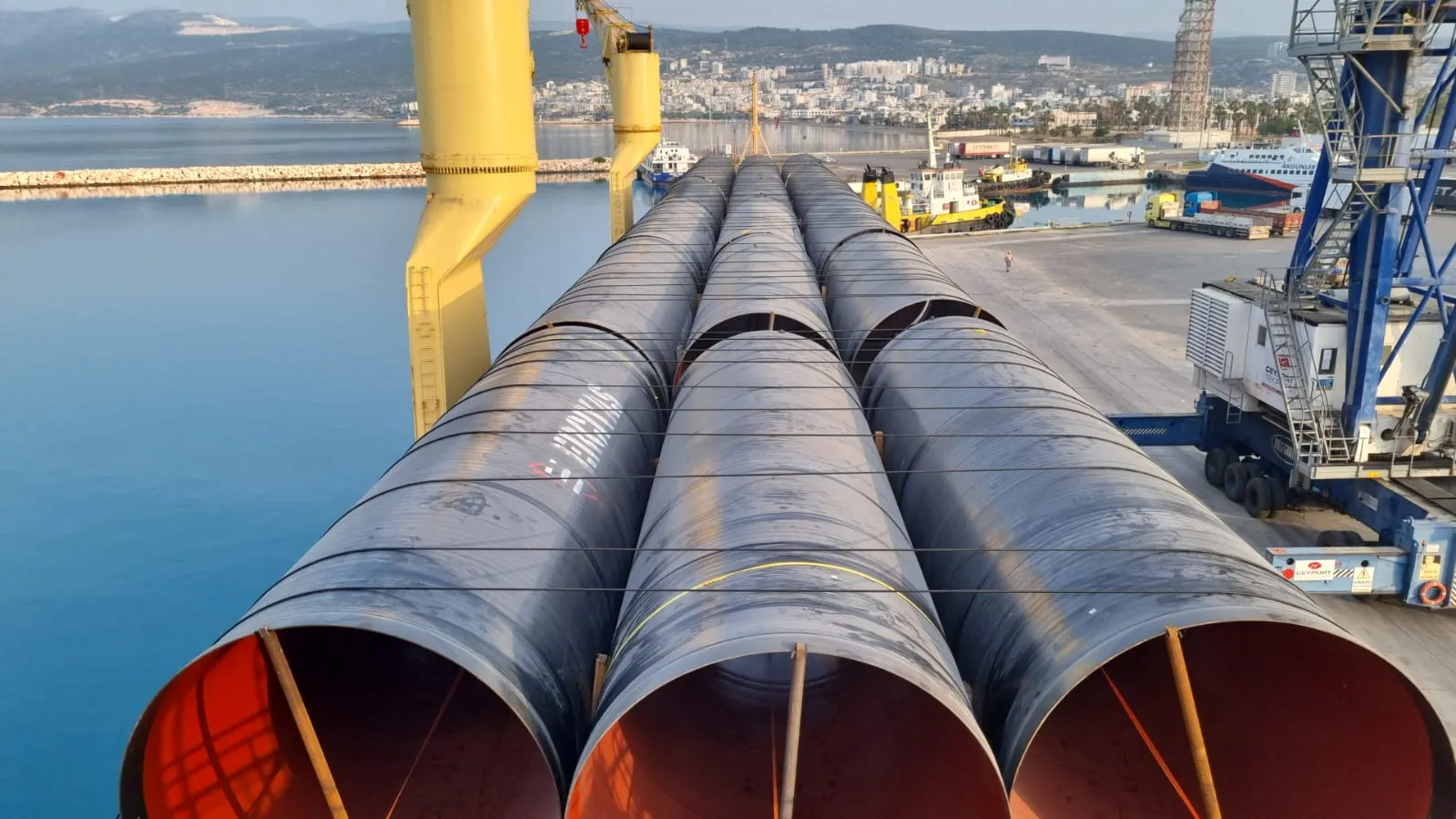 Erciyas Çelik Boru Completes Major Pipe Shipment for Morocco's Desalination Project