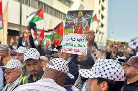 Massive Solidarity March in Rabat Demonstrates Support for Palestine