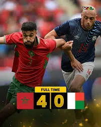 Morocco Triumphs Over Madagascar with a Stellar 4-0 Victory