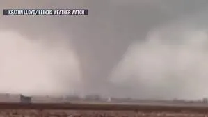 Tornado Warning Expired for Key Areas in Illinois and Indiana
