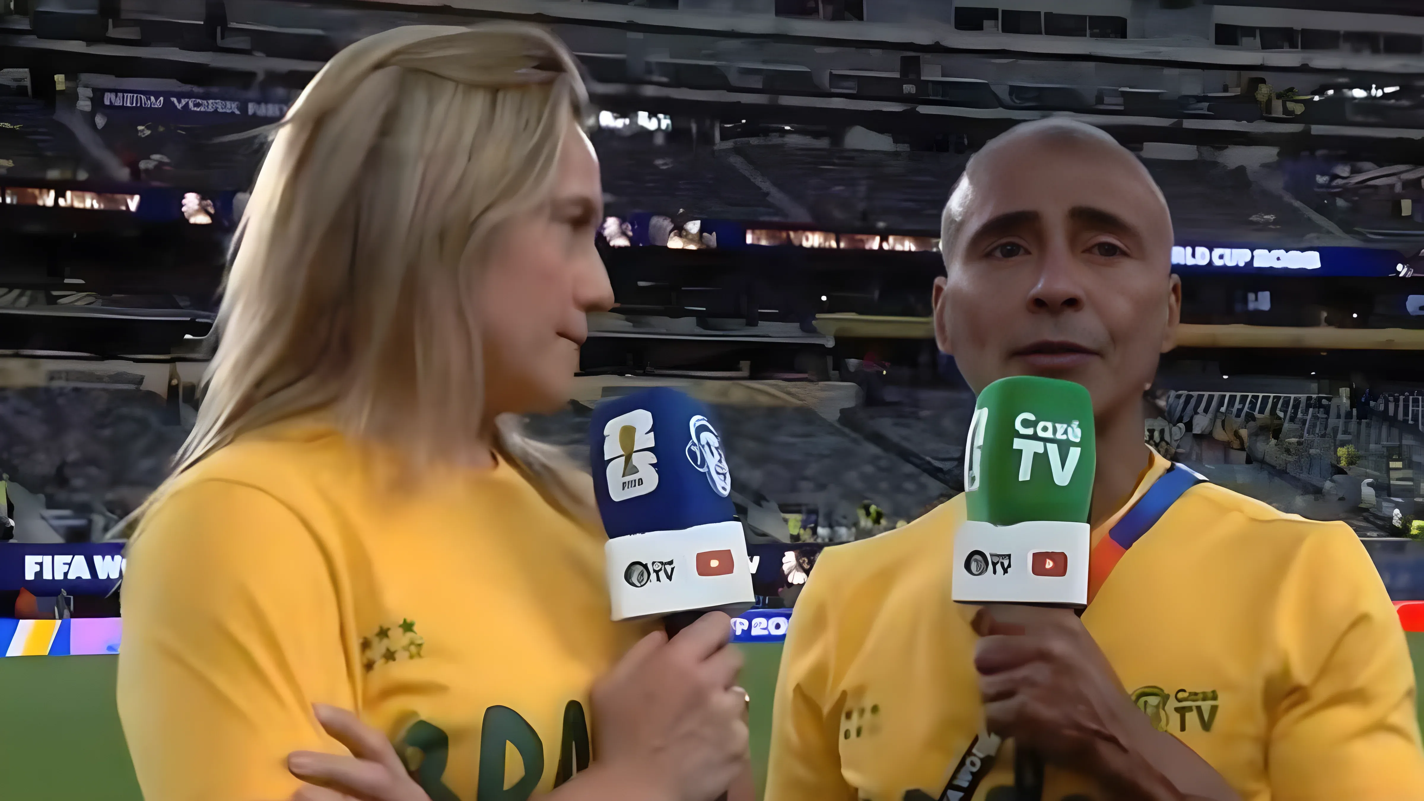 The Heated Exchange Between Romário and Journalist Fernanda Gentil Over Brazil's Draw