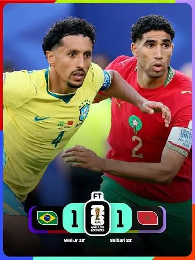 Morocco Holds Brazil to a Draw, Securing a Crucial Point for Qualification