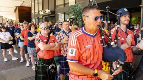 Moroccan and Scottish Fans Gather in Boston for Anticipated Matchup