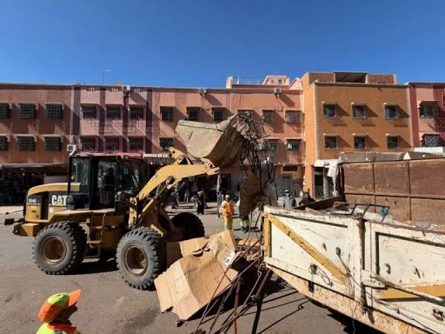 Marrakech Authorities Take Action to Clear Sidewalk Occupations