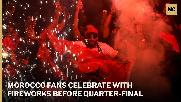 Electric Atmosphere in Brussels as Morocco Faces France in World Cup Showdown