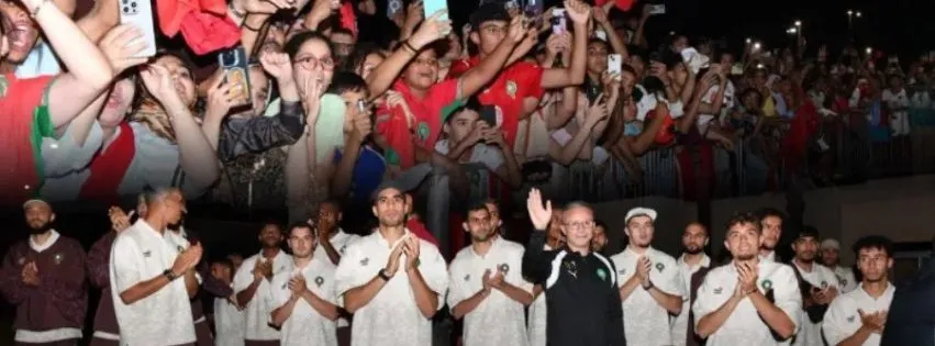 Moroccan Fans Celebrate the Atlas Lions Despite World Cup Setback