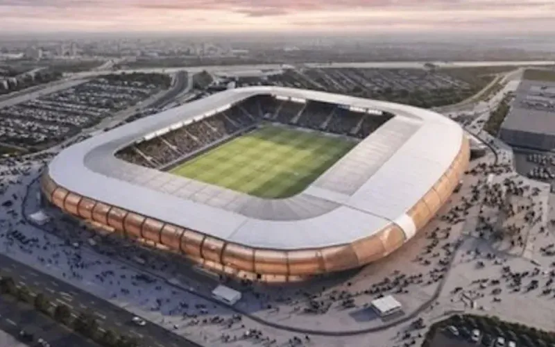 A Colorful New City Stadium Opens on Rue d'Agadir in Calais