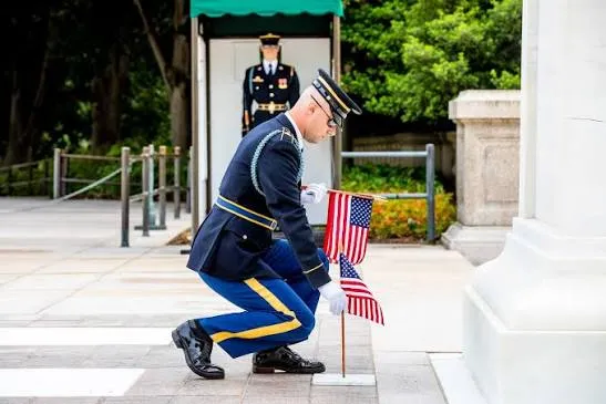 Virginia Honors Fallen Soldier with Flag Lowering Ceremony