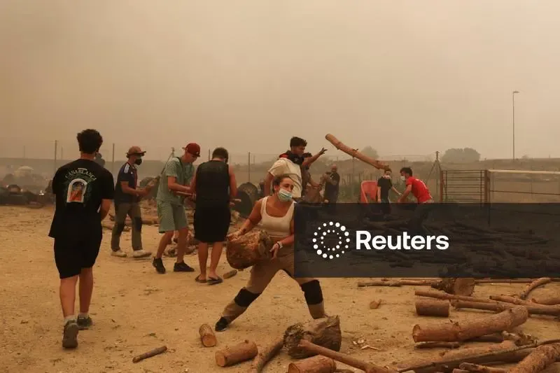 Brave Community Efforts to Combat Wildfires in El Tiemblo, Spain