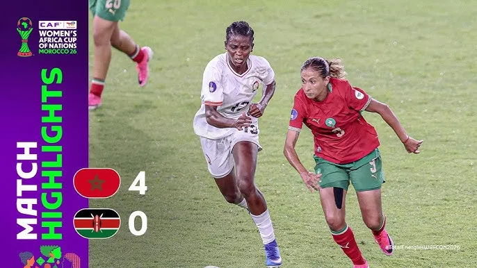 Highlights of the Women's Africa Cup of Nations: Morocco vs Kenya