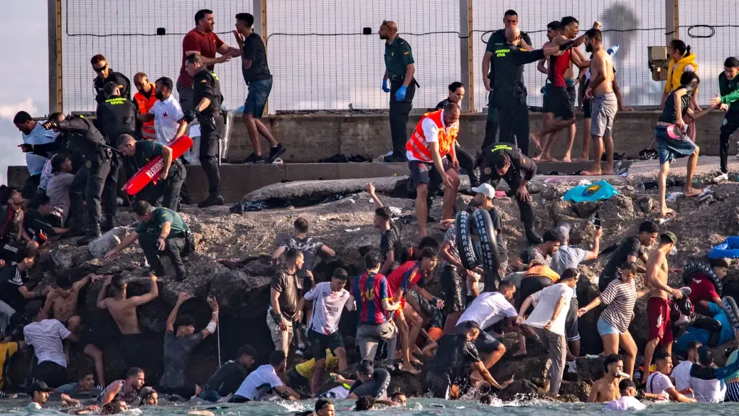 Tragic Surge of Illegal Immigrants into Ceuta: Over 60,000 Arrive Amidst Crisis